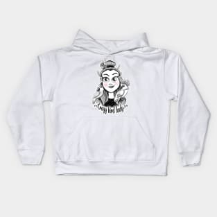 Crazy Bird Lady Kids Hoodie